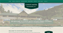 Desktop Screenshot of coyotemotelblackhawk.com